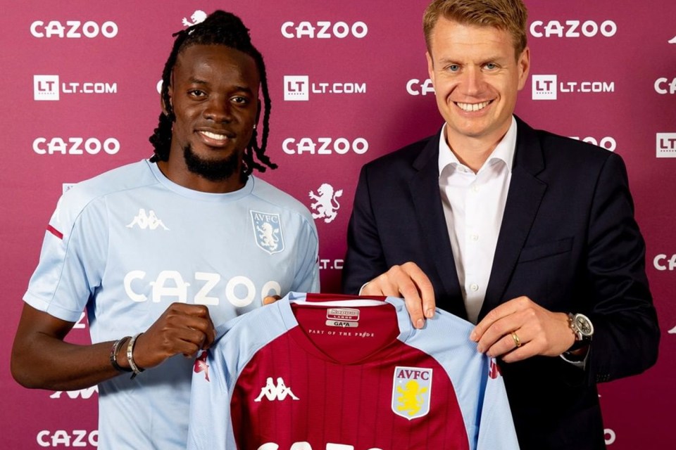 Bertrand Traore completed the move to Aston Villa after being persuaded by John Terry