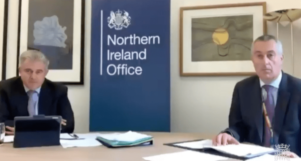 Northern Ireland Secretary Brandon Lewis faced questions from MPs over the new law 