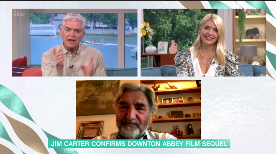 Jim Carter made the big announcement on This Morning