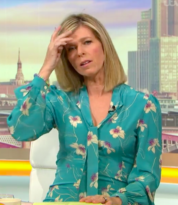 Kate Garraway told Good Morning Britain viewers about her injury