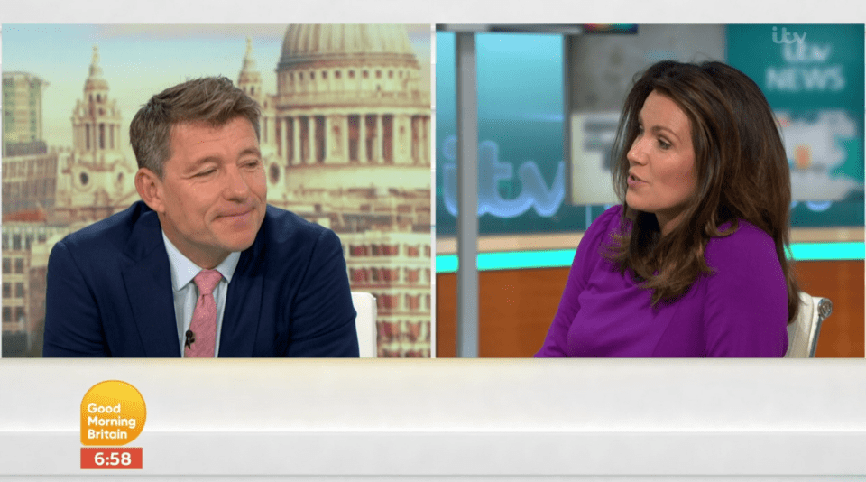 Ben Shephard was forced to apologise for Al's cheeky hand signal