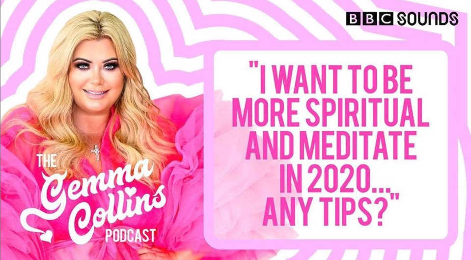 The star gives advice on her podcast