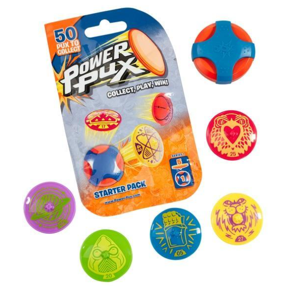 Power Pux are discs that can be launched into the air