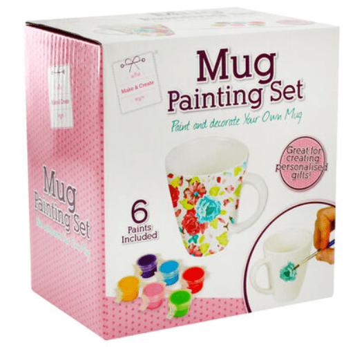 This mug painting kit is great for creating personalised gifts