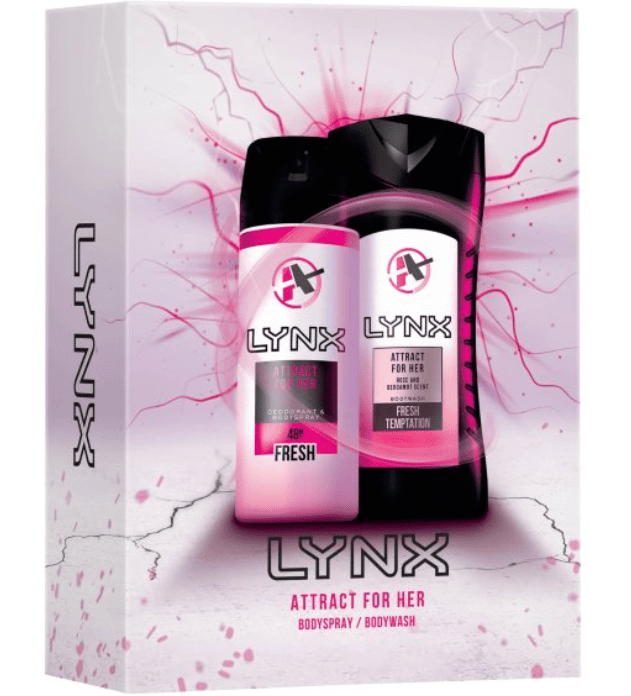 Lynx describes this scent as "fresh temptation" but we're not sure what this actually smells like