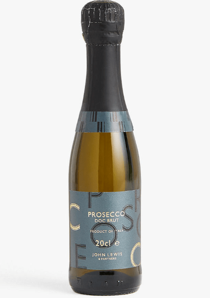 This miniature prosecco is from John Lewis