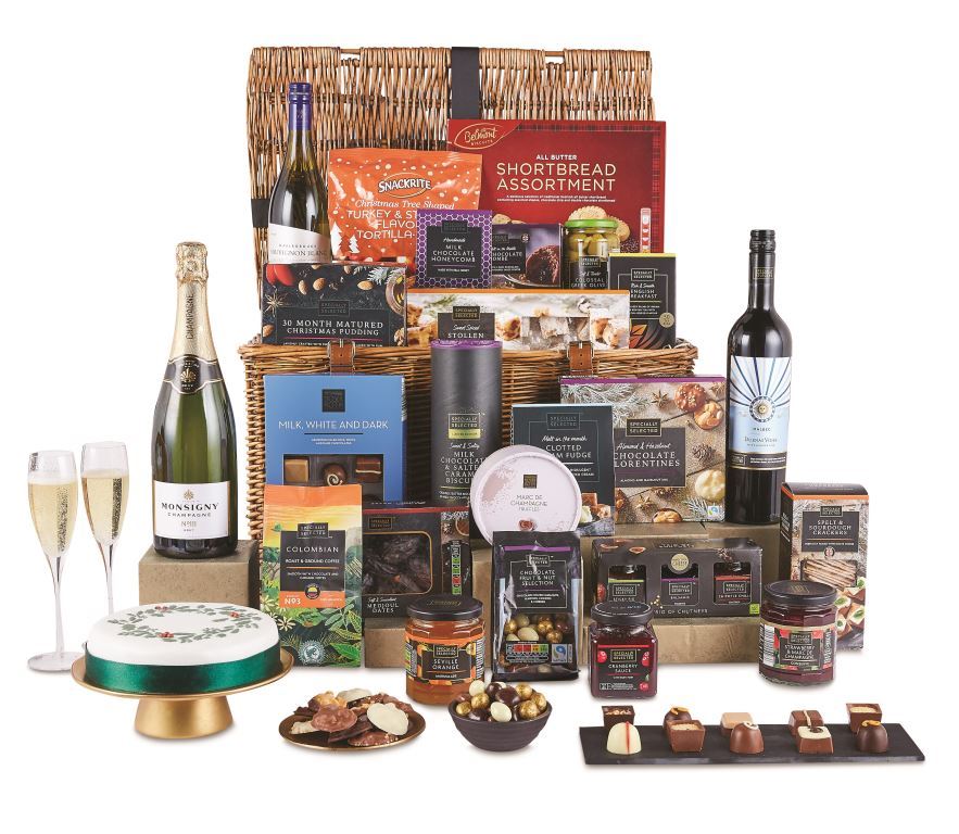 The Ultimate Celebration hamper is the most expensive in the range and costs £99.99