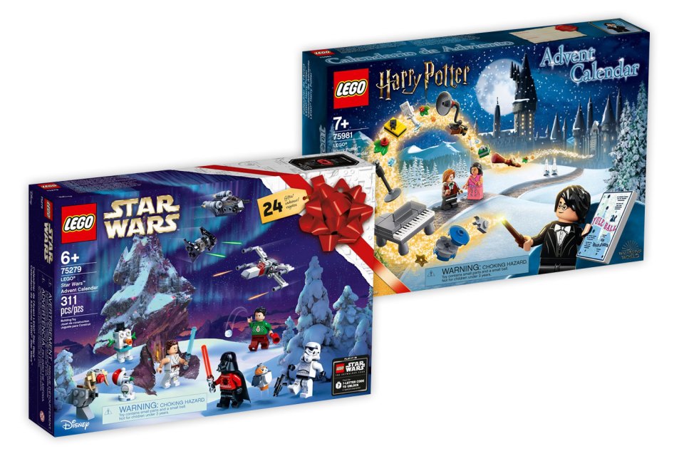 Lego is selling a Harry Potter and Star Wars advent calendar for Christmas