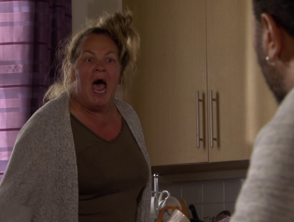 Karen raged at Mitch in tonight's episode of EastEnders