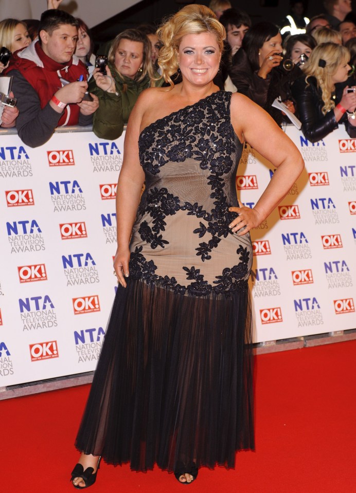 Gemma's body stole the show in this figure-hugging nude-and-black dress she wore to the NTAs in 2012