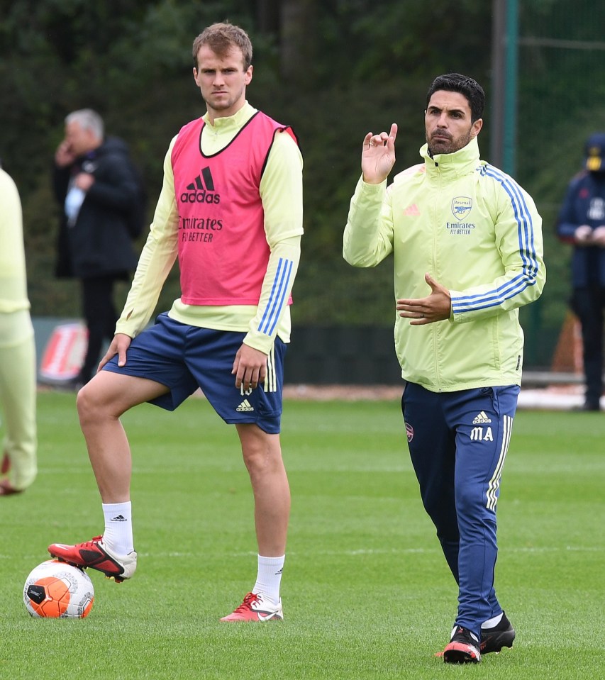 Mikel Arteta is having second thoughts about allowing Rob Holding to go out on loan this season