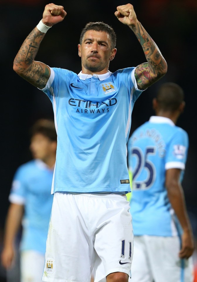 Kolarov enjoyed a seven-year stay in Manchester