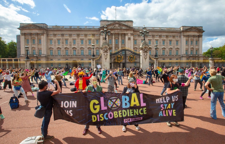 She added 'We must stand firm against the guerrilla tactics of Extinction Rebellion'