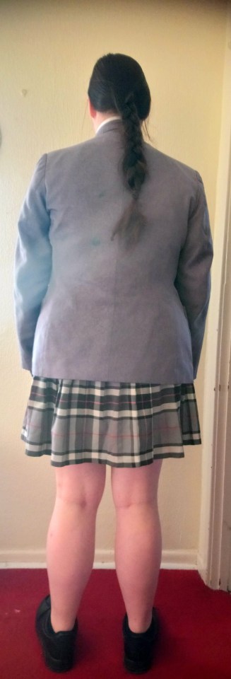 One of the girls got a detention as her skirt was 'too short'