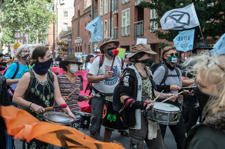 Climate change protestors made a stand for what they believe in all over the UK this weekend