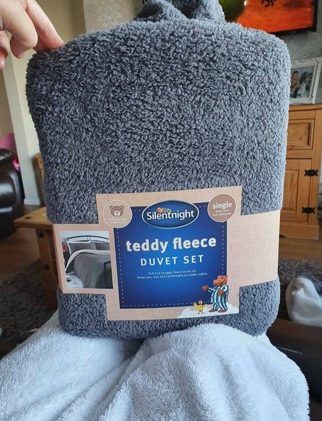 Tesco is selling its Silent Night teddy fleece bedding at half price