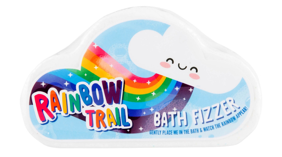 Make bath time fun with these rainbow trail bath fizzers from Poundland