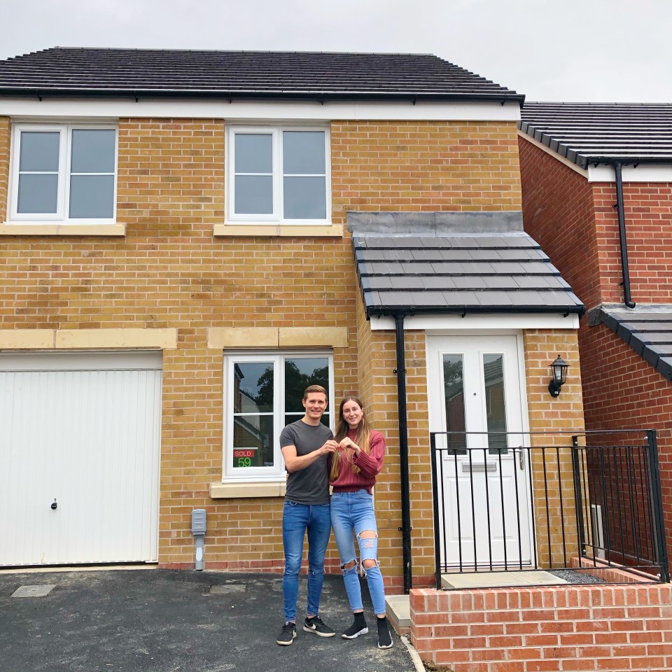 First-time buyers Leanne Holder and Jacob Leaver, both 27, lost their jobs on the same day around Easter three years ago