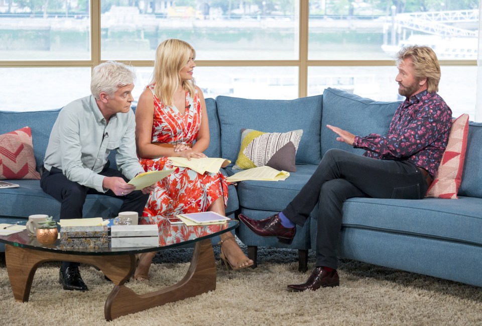 Noel Edmonds and Phillip Schofield famously clashed on This Morning in 2016 