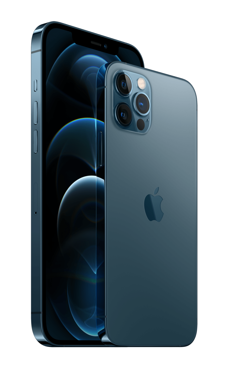 The iPhone 12 Pro is the same size as the iPhone 12 but with better specs and three rear cameras instead of two