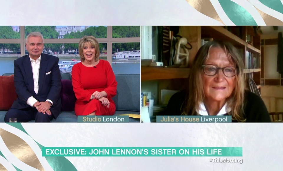 John Lennon's sister Julia spoke about his life on This Morning today