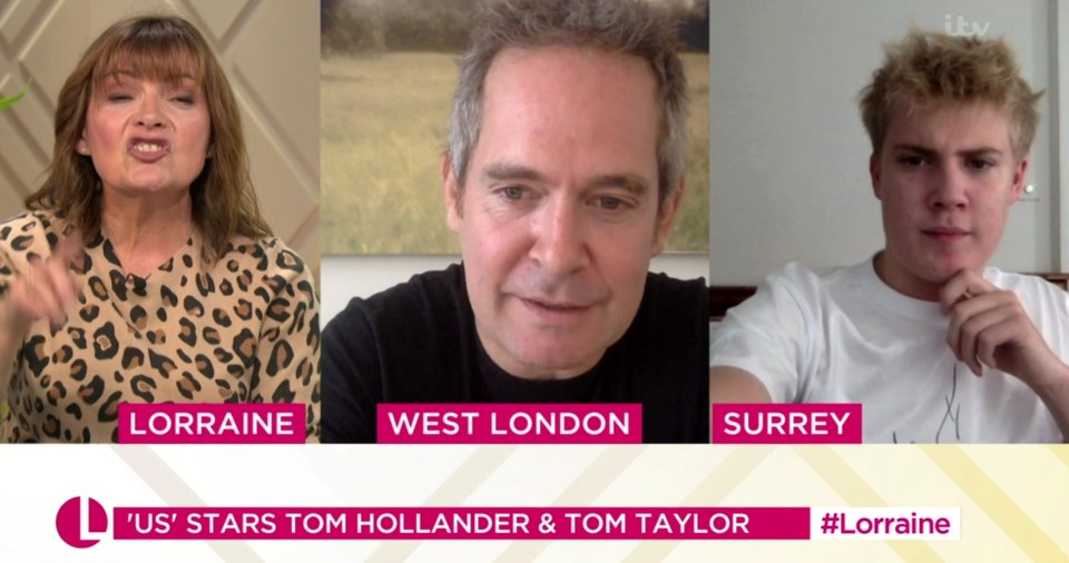 Lorraine admitted she didn't know what to call the 'two Toms' other than 'old Tom' and 'young Tom'