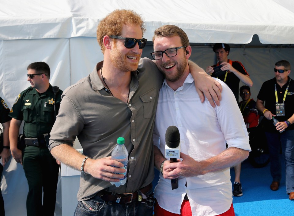 JJ is pals with Prince Harry