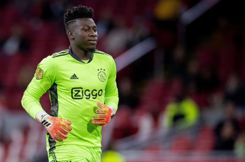 Ajax keeper Andre Onana has been linked with Barcelona