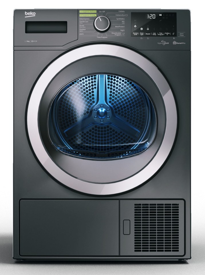 Beko's tumble dryer with UV-light technology kills bacteria and viruses