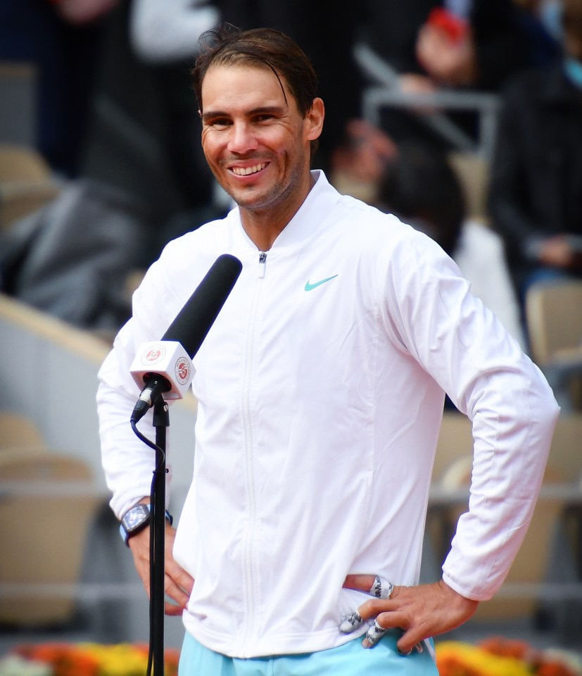 Nadal has struggled with his own injury problems throughout his career and wished his fellow great all the best