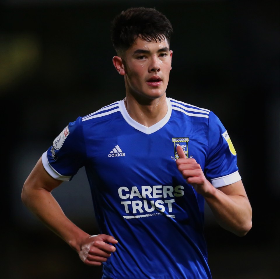 Elkan Baggott made his debut for Ipswich in the EFL Trophy vs Gillingham