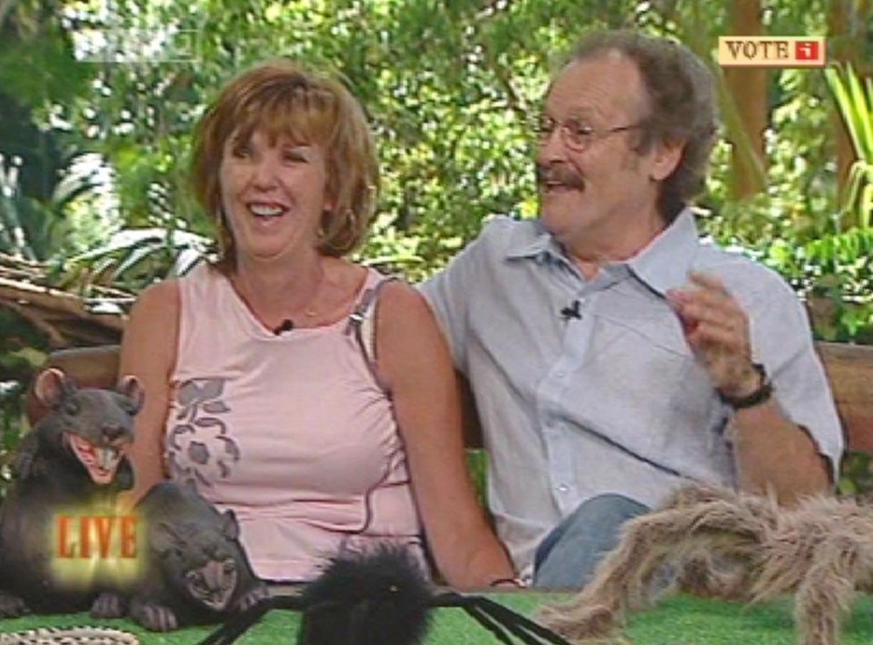 Bobby with wife Yvonne on I'm A Celebrity