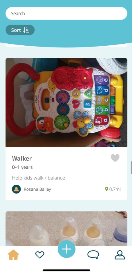 The Sun found a VTech walker being given away when we searched on the app