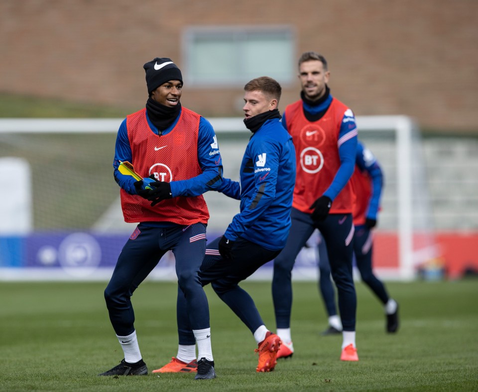 Rashford has been lauded by his England colleagues