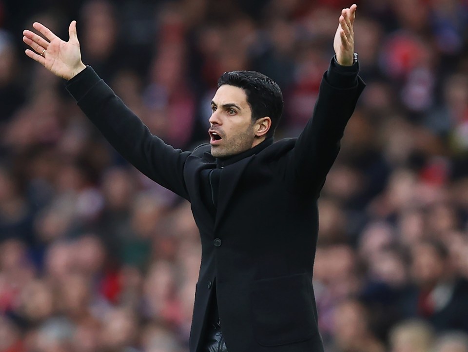 Mikel Arteta has left him the winger out of both the Premier League and European squad