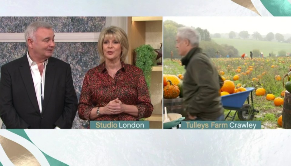 Eamonn had already wound up Phil Vickery by insulting his pumpkin soup