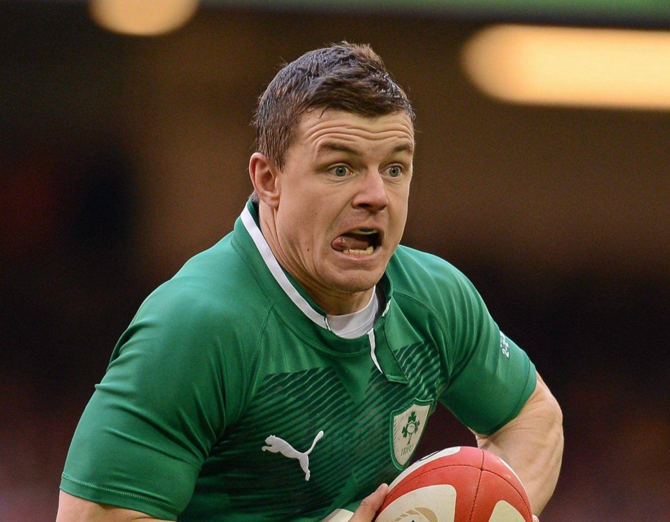 Ireland icon Brian O'Driscoll is fourth on the list