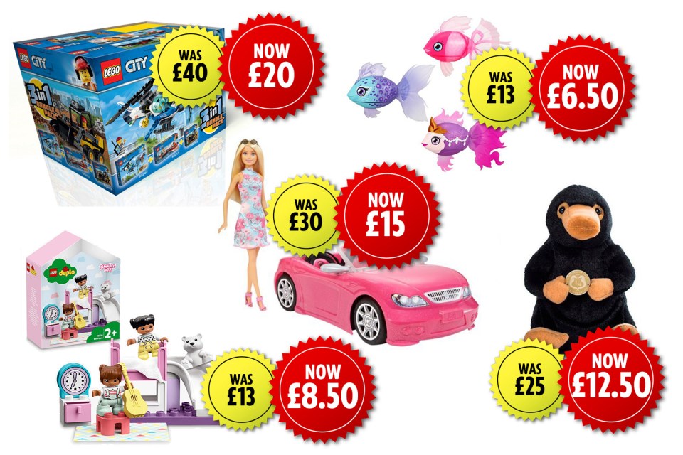 Tesco has launched a toy sale with up to 50% off brands including Lego and Barbie 