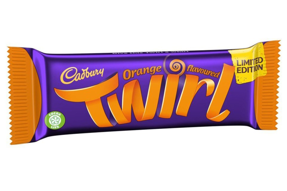 Many chocolate lovers get themselves in a twist for an orange Twirl