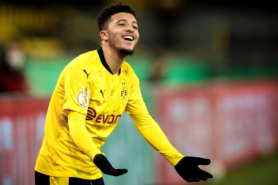  Jadon Sancho is set to take the 'cursed' No7 shirt at Man Utd