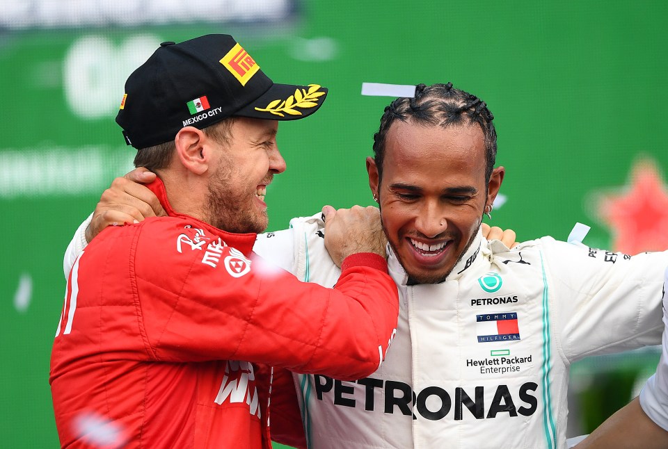 Hamilton and Vettel were once fierce rivals 