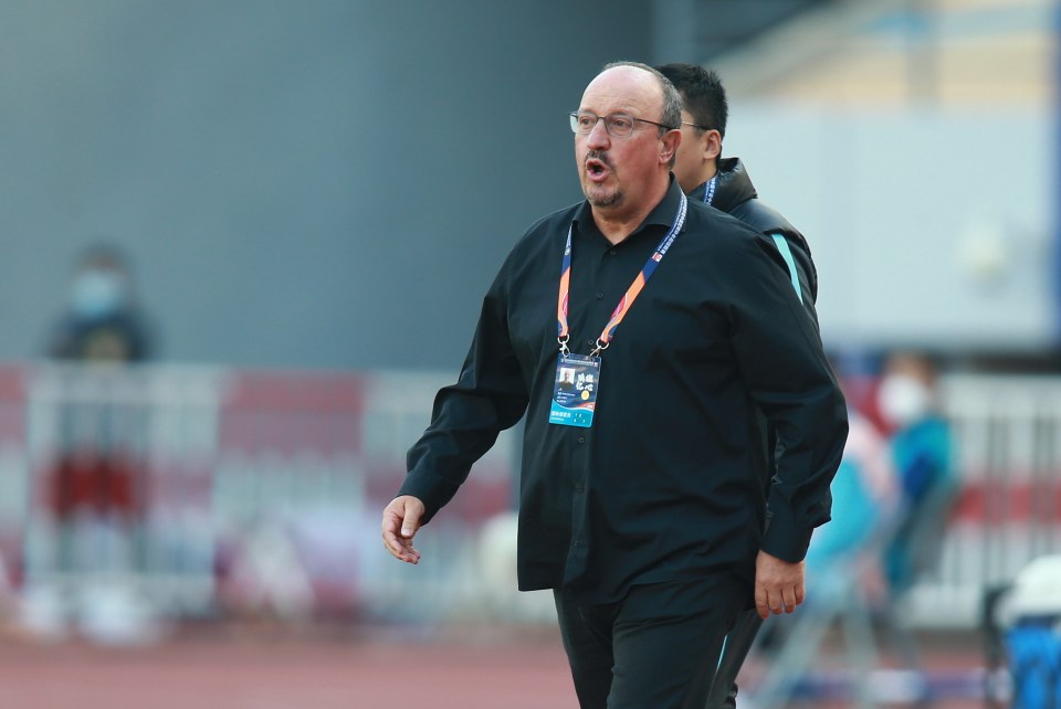 Rafa Benitez's Dalian Pro won the game 2-1, but lost 3-2 on aggregate