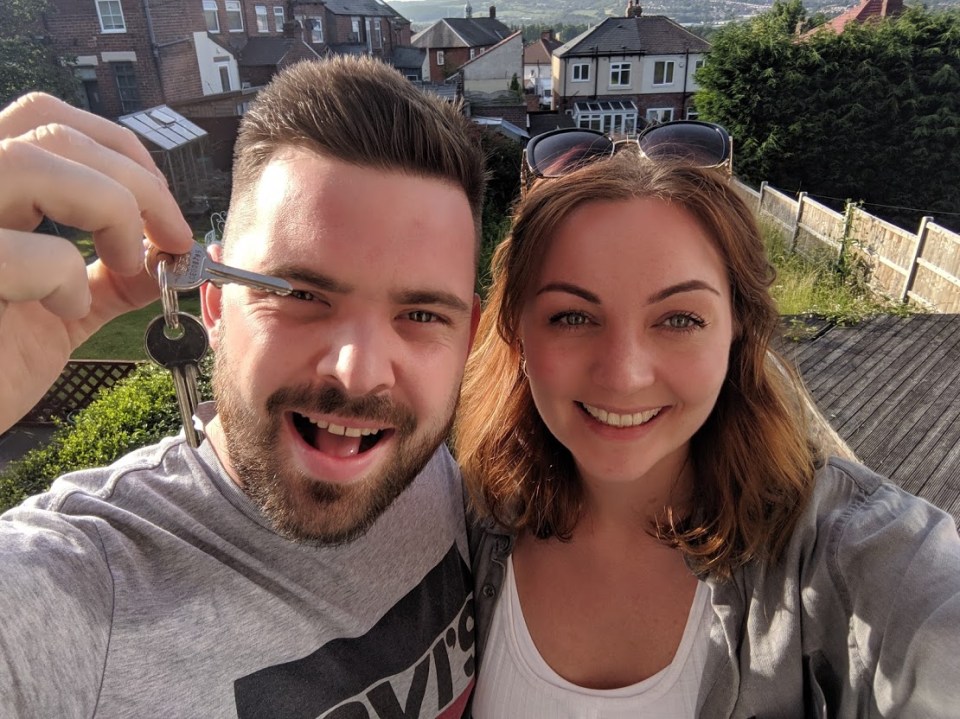 Fiona Barber and Johnathan Smith, both 30, moved into their three-bedroom house in July last year