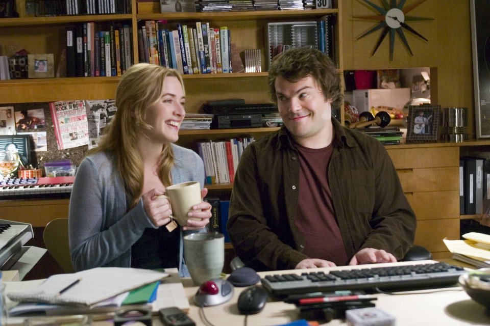 The heartwarming The Holiday stars Hollywood heavyweights, Kate Winslet, Jack Black (pictured), Jude Law and Cameron Diaz