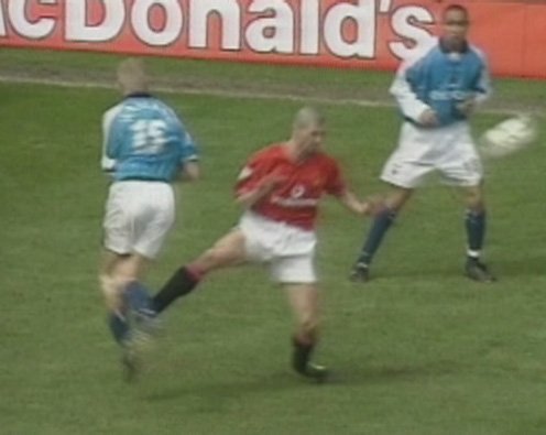 Roy Keane did Haaland during a Manchester derby