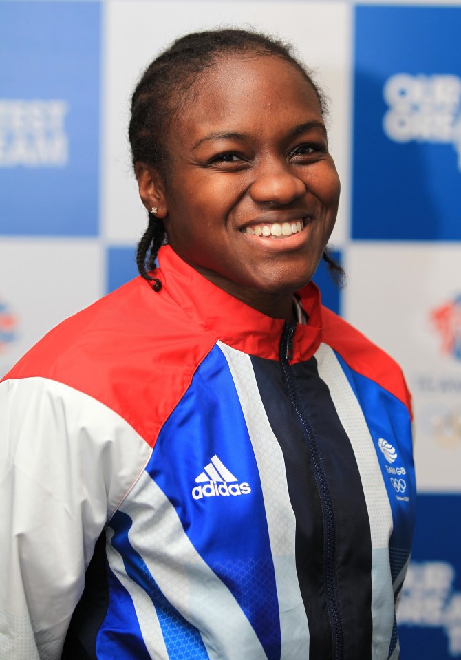 Nicola Adams during the London 2012 kitting out session at Loughborough University