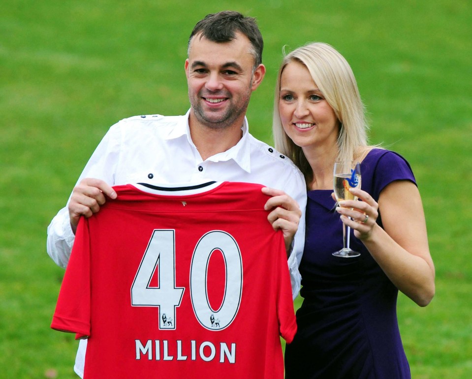 Gareth splashed out on a hospitality box at Old Trafford with his winnings