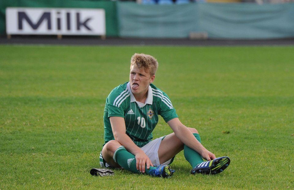 McGeehan played for Northern Ireland at youth level 