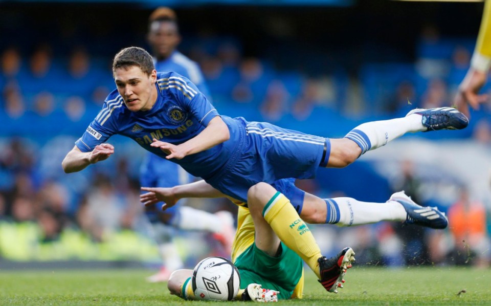 McGeehan slides in against ex-Chelsea team-mate Andreas Christensen