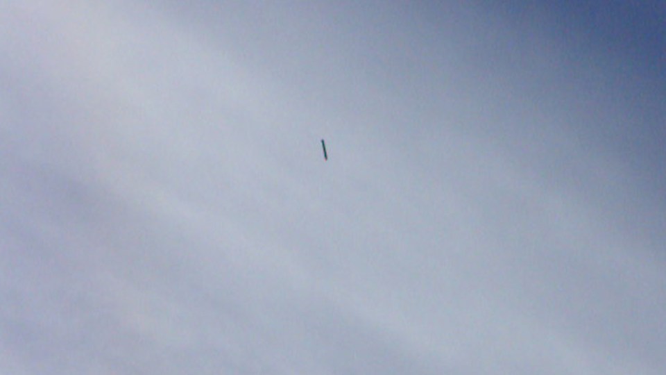 Two off-duty police officers claimed to have captured a UFO in the sky over the North East of England, pictured, in 2016